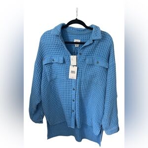 BDG Women’s Blue Button Up
